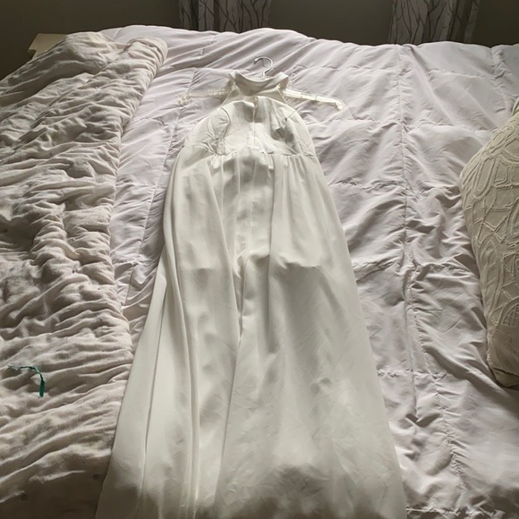 Lulus my beloved white lace maxi dress - Picture 6 of 6